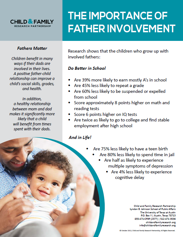 The importance of father involvement