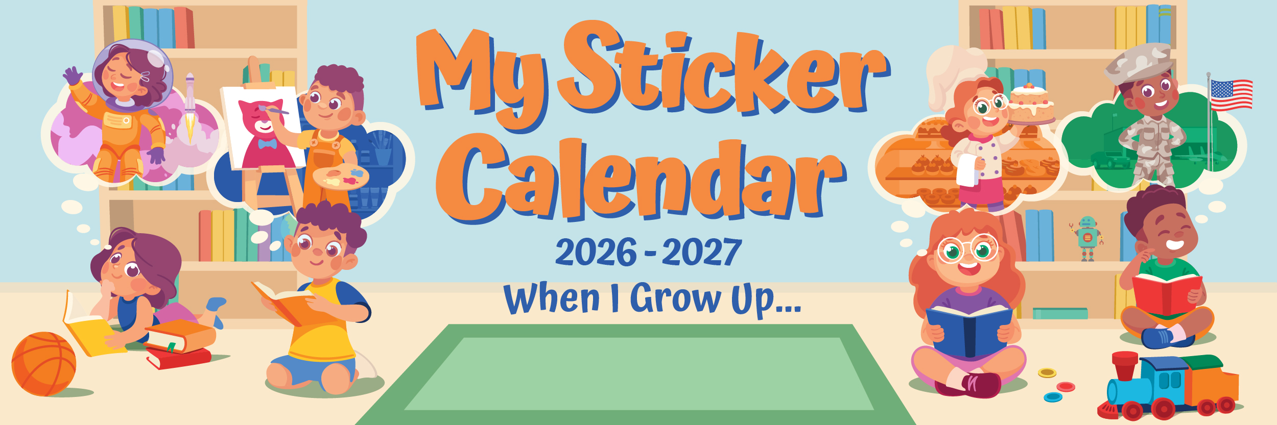 My Sticker Calendar 2026-27